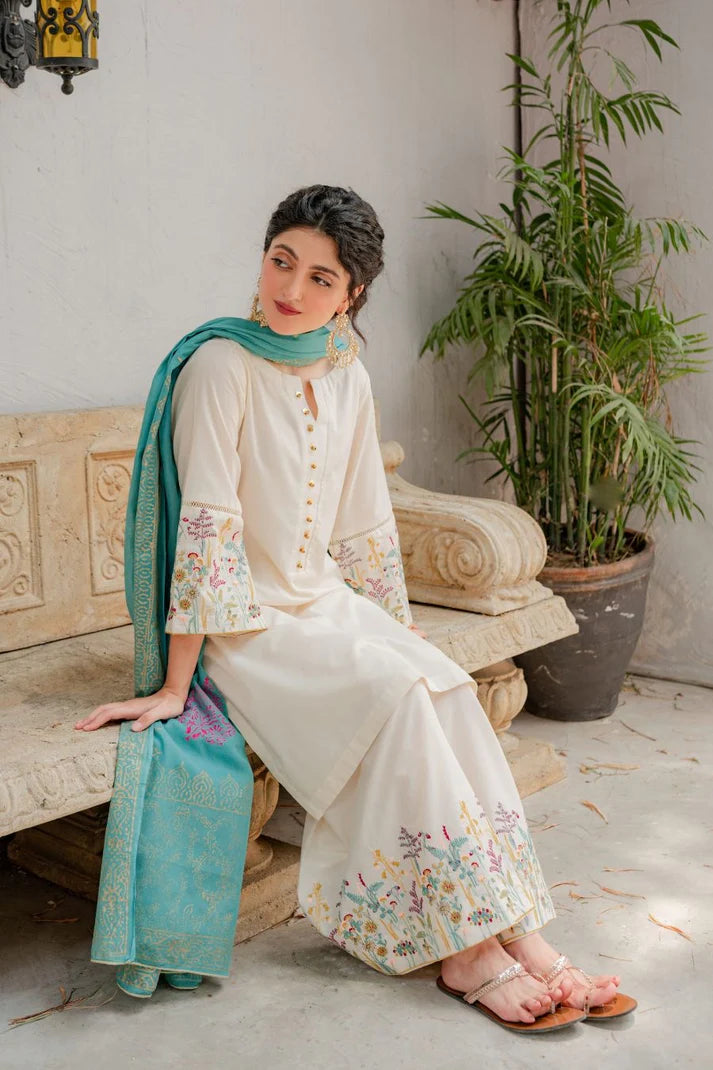 Khaddar 3PC Embroidered-624