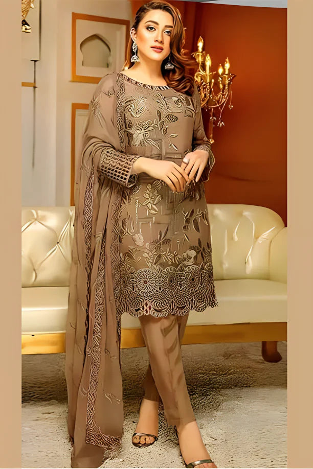 Lawn 3PC Embroidered-823