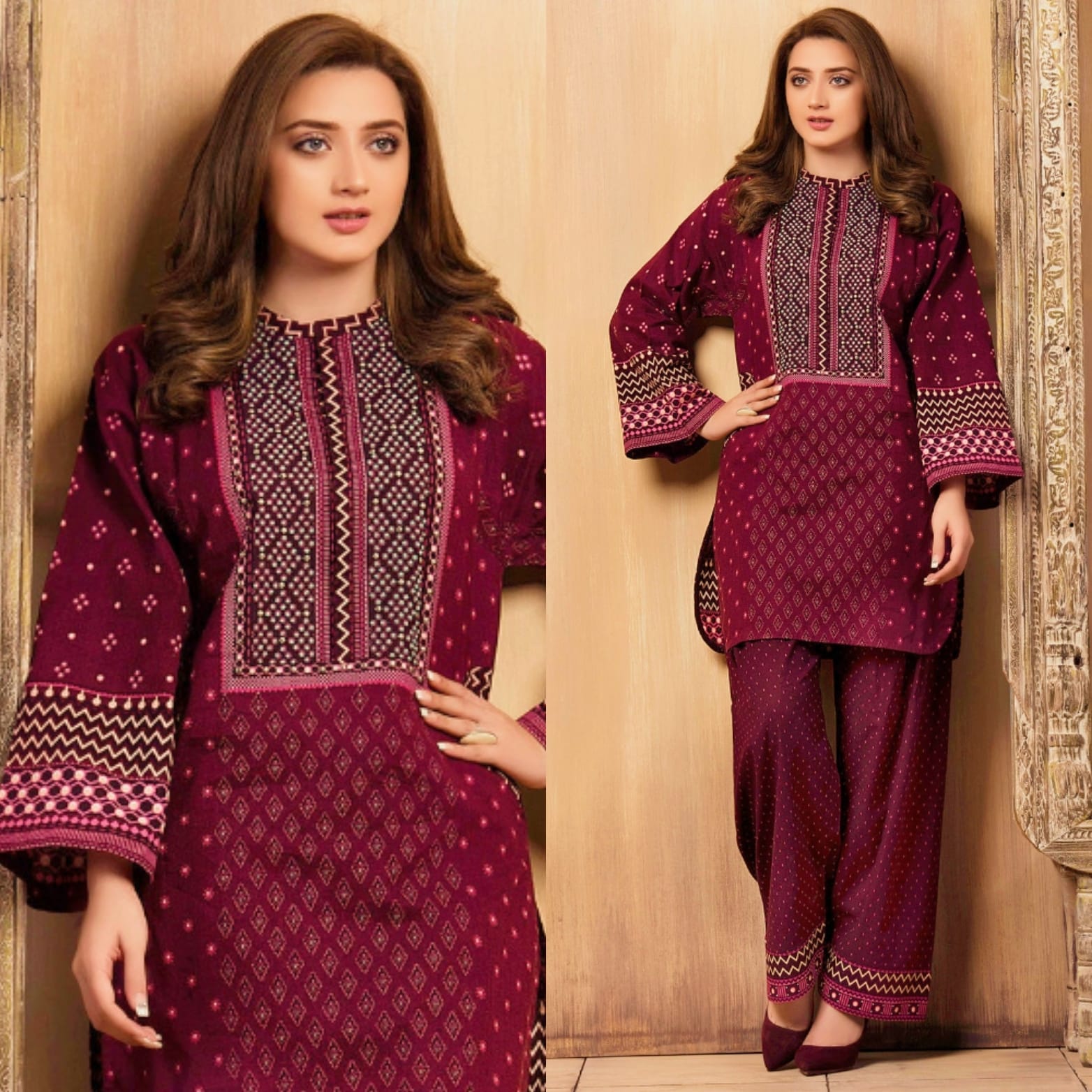 Linen 2PC Embroidered-570