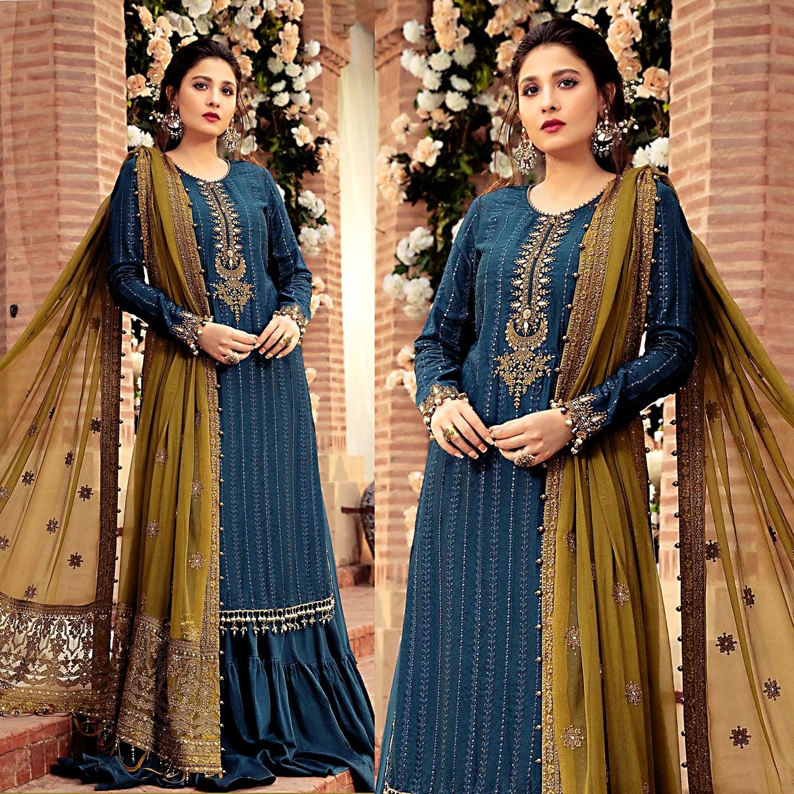 Linen 3PC Embroidered-983