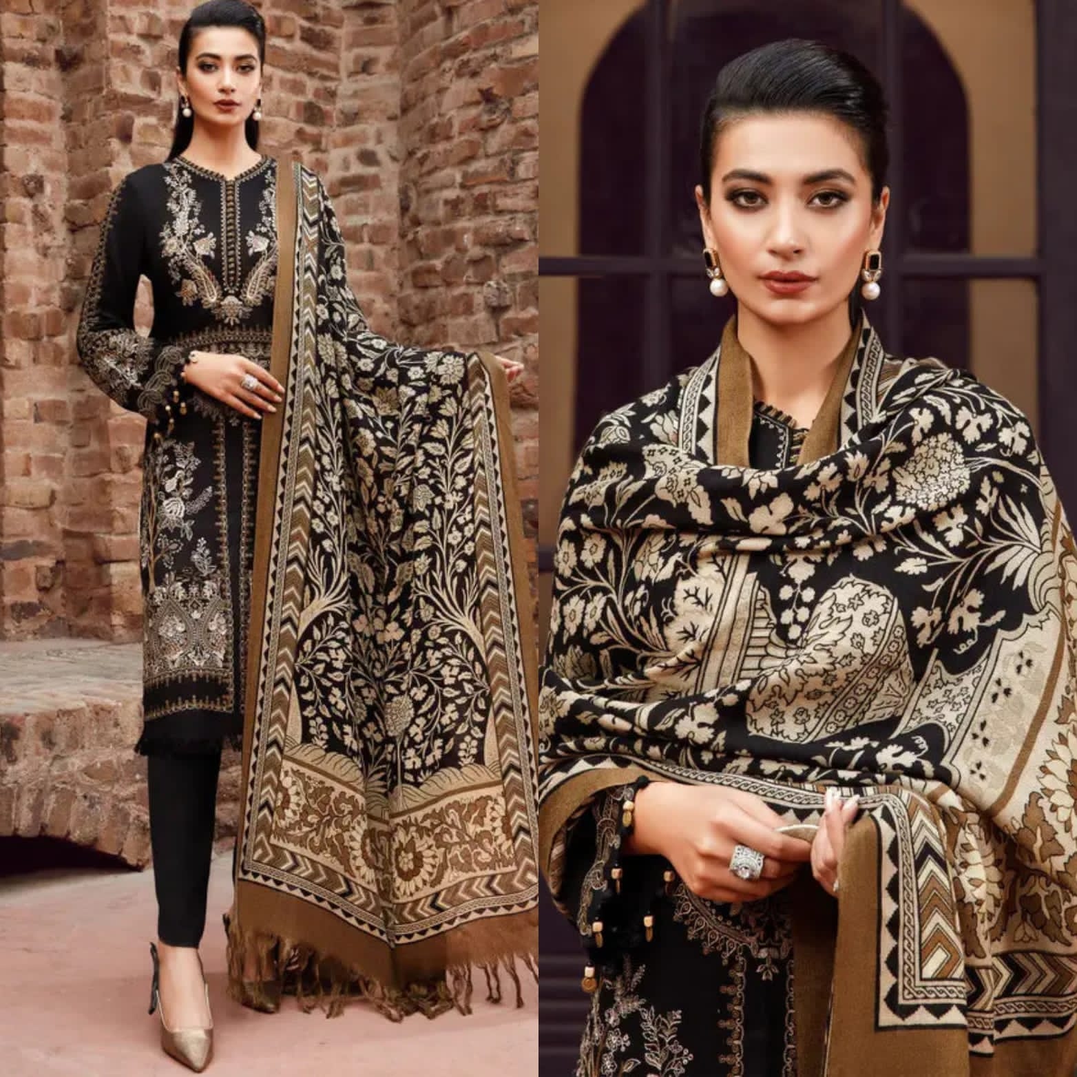 Dhanak 3PC Embroidered-445