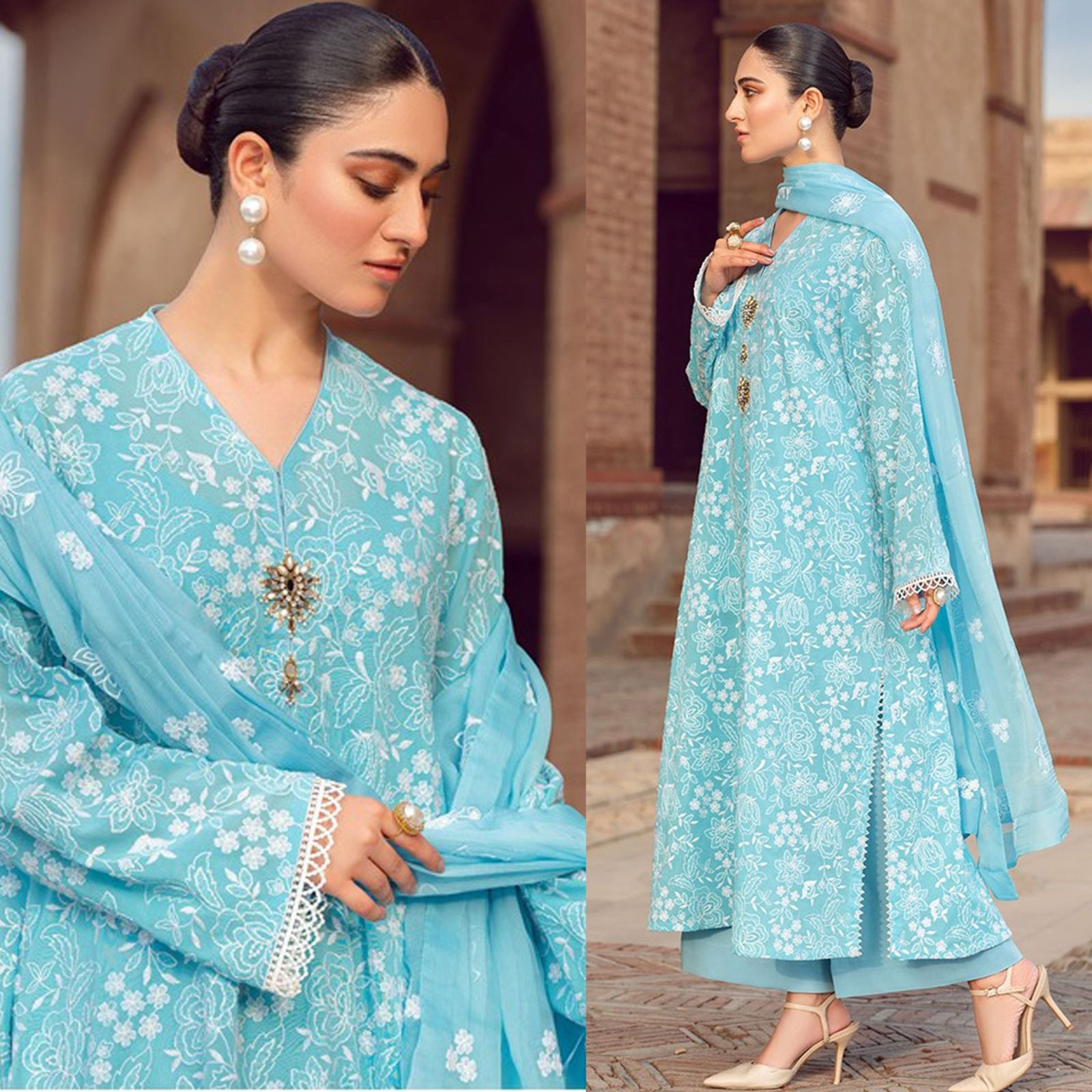 Bareeze Lawn 3PC Embroidered-716