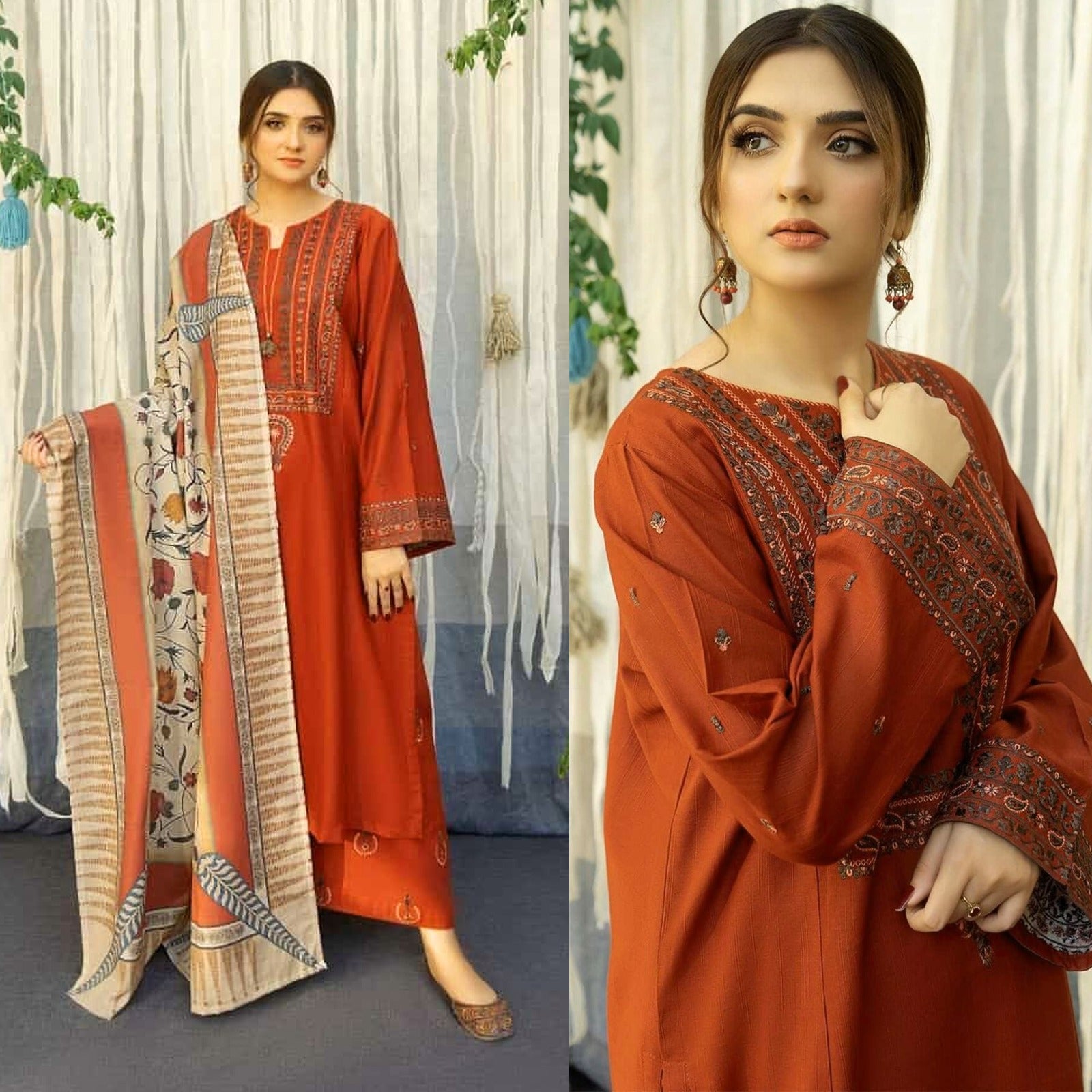 URGE Lawn 3PC Embroidered-718