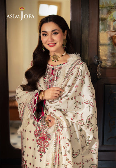 Lawn-3PC Embroidered Shirt With Digital Printed Dupatta-1178