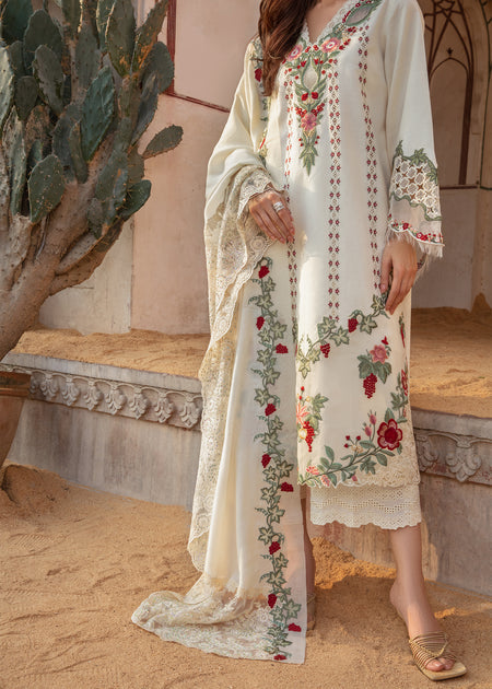 Luxury Lawn 3PC Embroidered-327