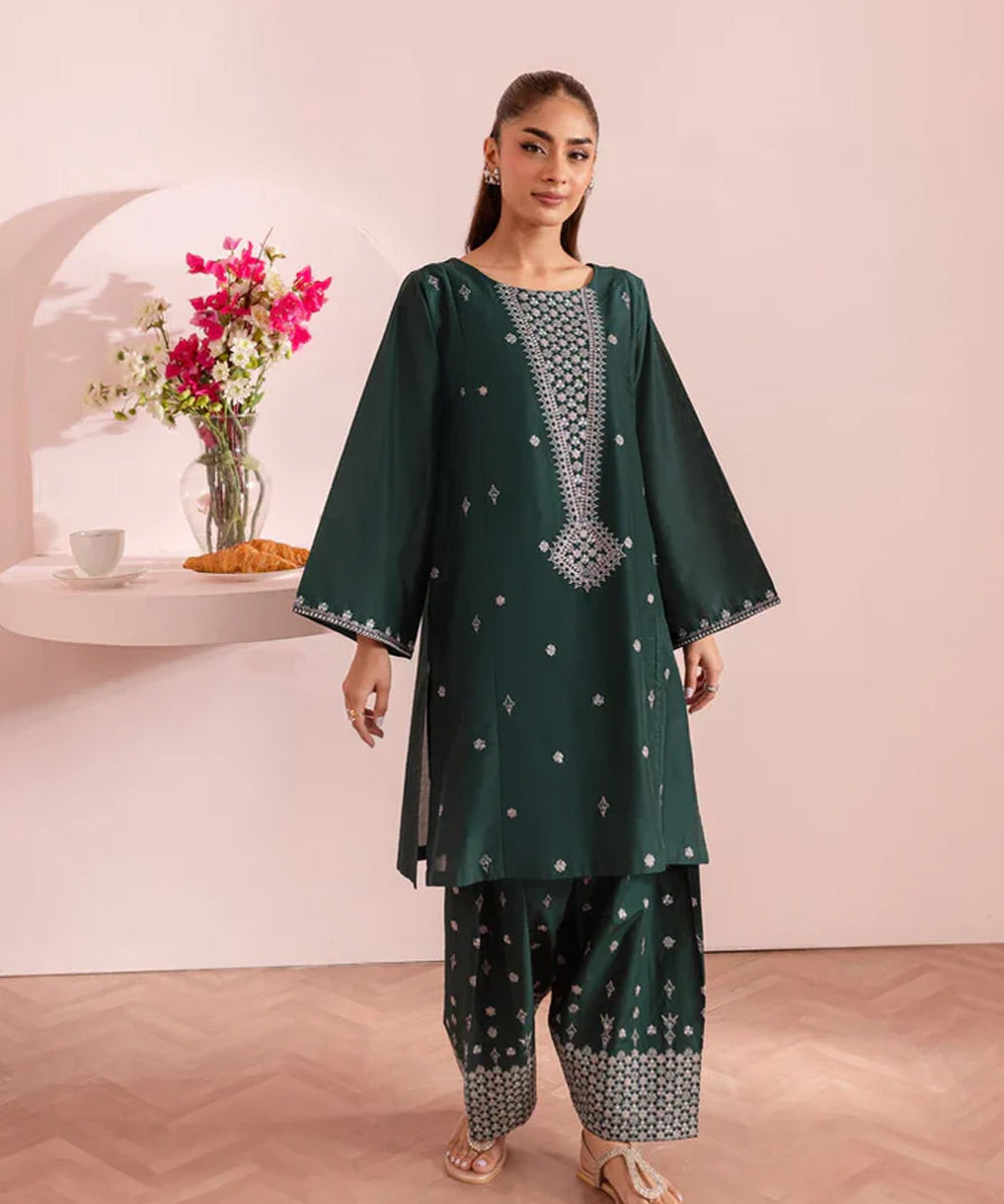 Lawn 2PC Embroidered -1082