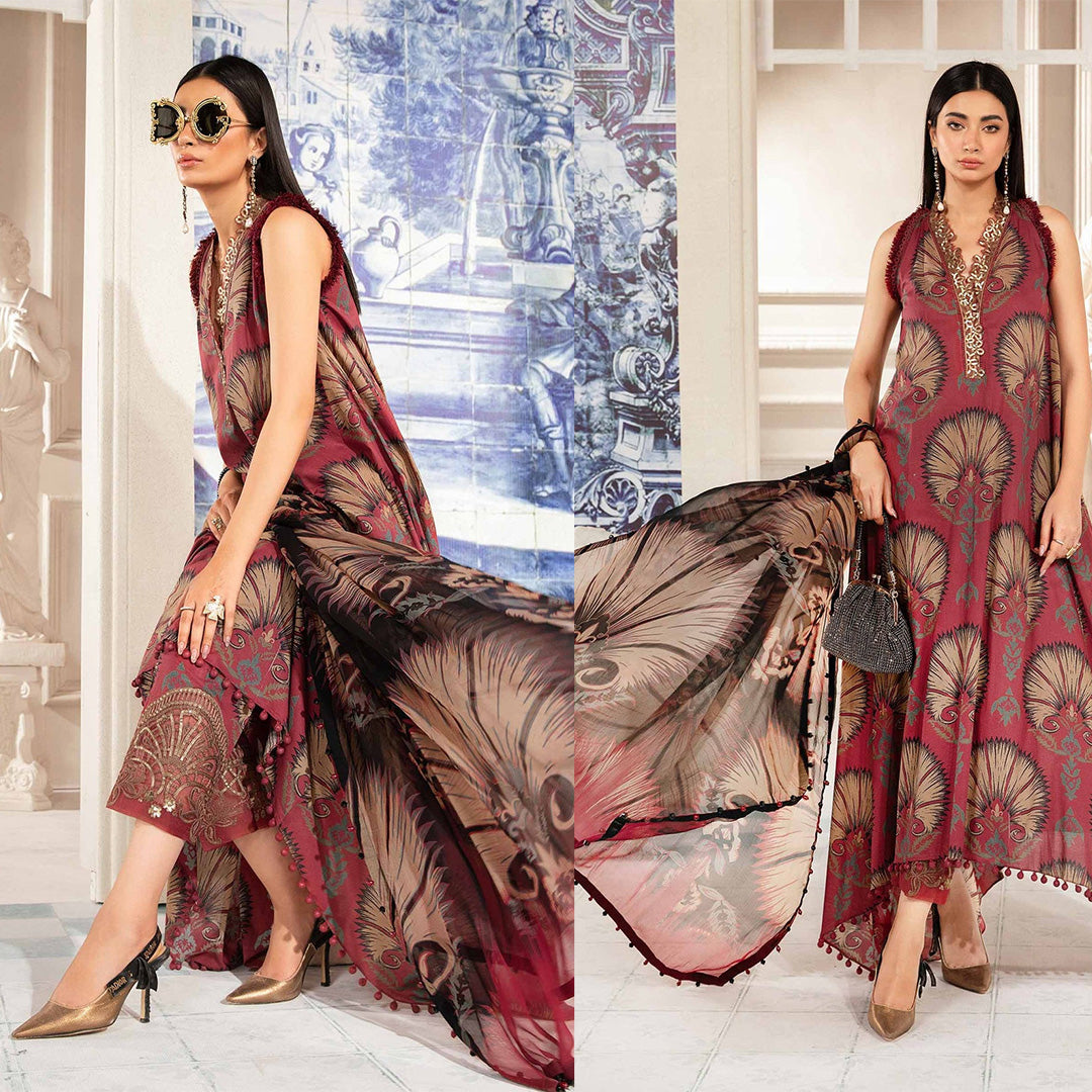 MARIA B KHADDAR 3PC WITH KHADDAR PRINTED SHIRT & TROUSER-920