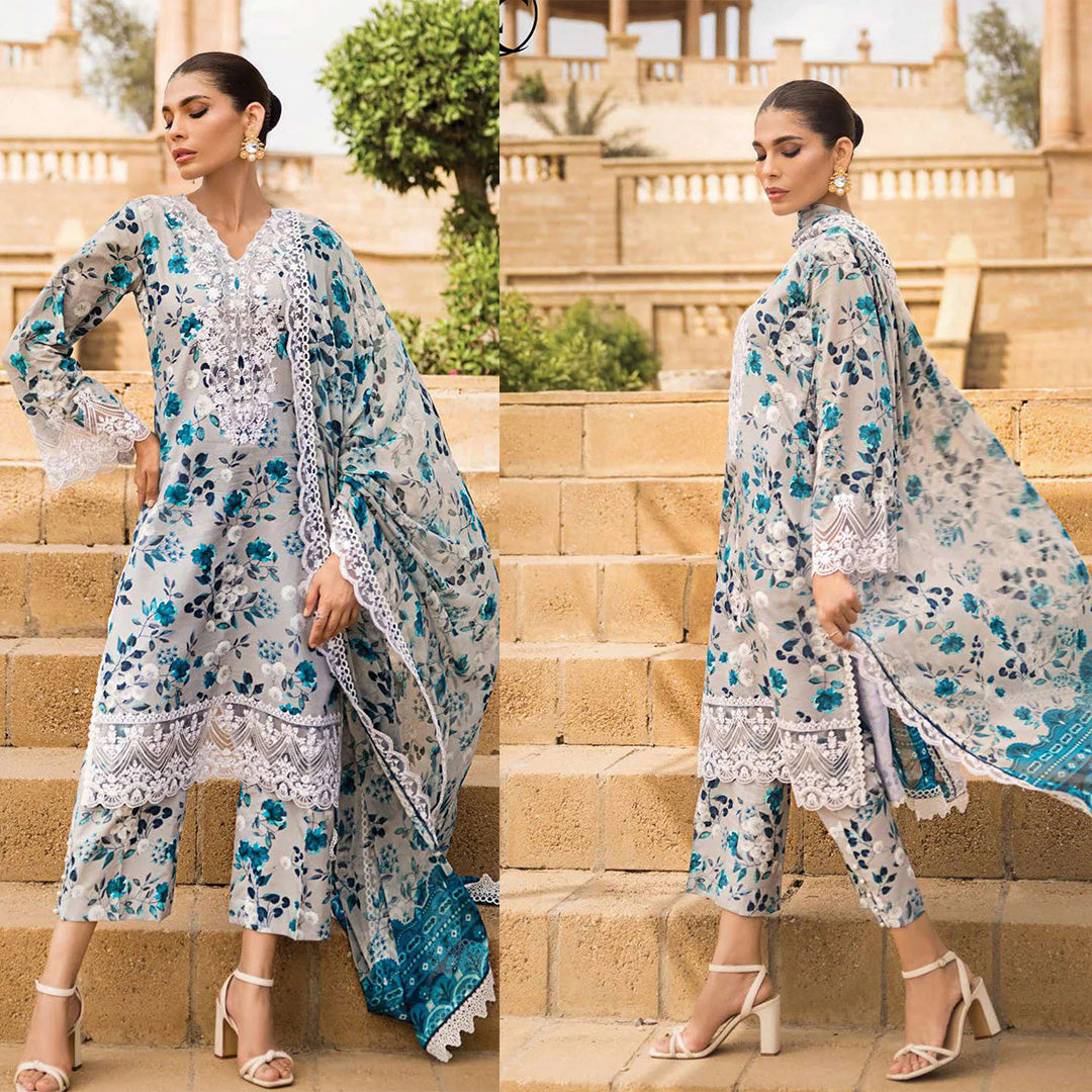 ZAINAB CHOTTANI KHADDAR 3PC WITH KHADDAR PRINTED SHIRT & TROUSER-916