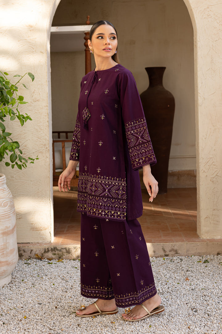 2PC Lawn Embroidered- 1080