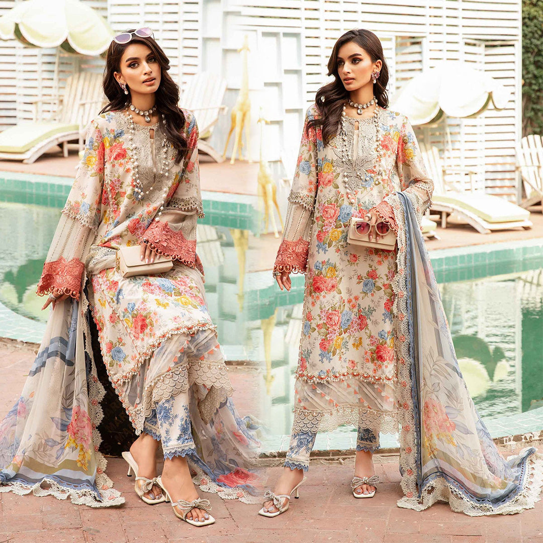 MARIA B KHADDAR 3PC WITH KHADDAR PRINTED SHIRT & TROUSER-913