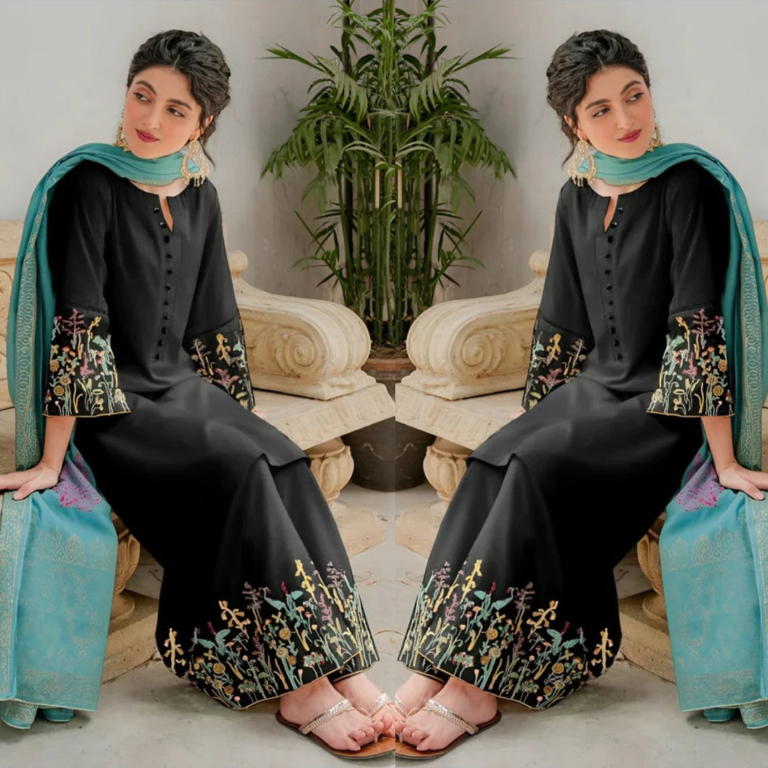 Khaddar 3PC Embroidered-626