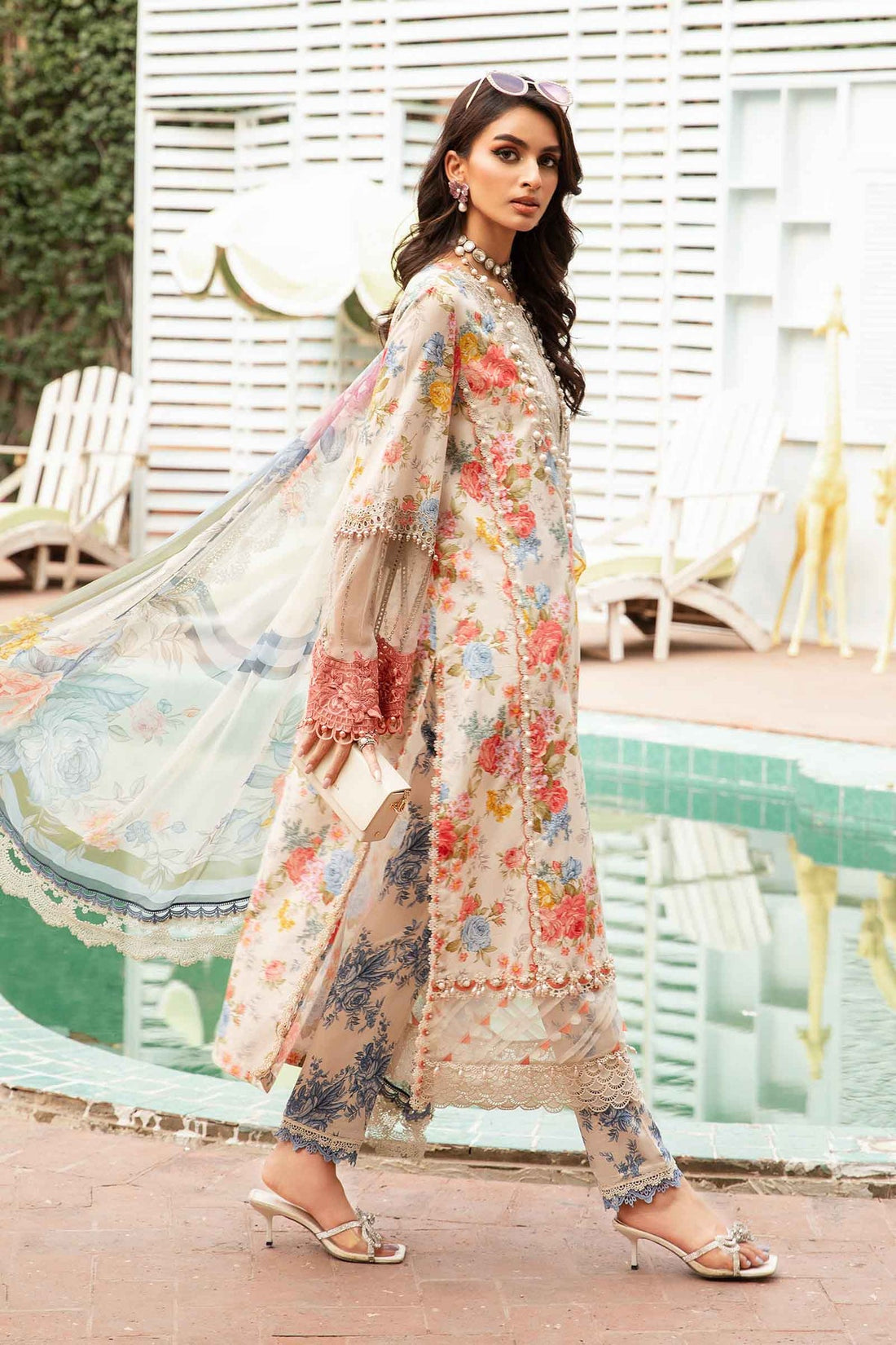 MARIA B KHADDAR 3PC WITH KHADDAR PRINTED SHIRT & TROUSER-913