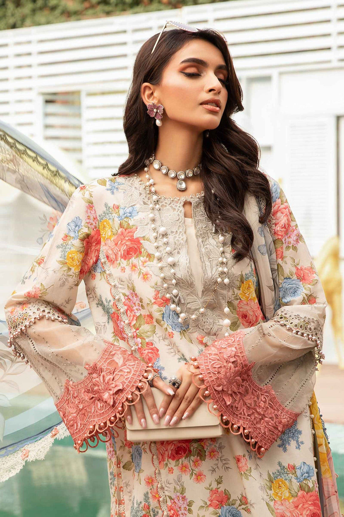 MARIA B KHADDAR 3PC WITH KHADDAR PRINTED SHIRT & TROUSER-913