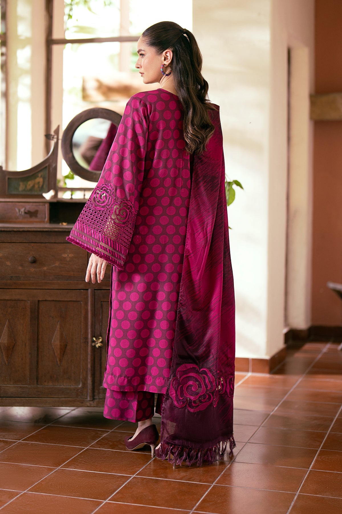 3PC KARANDI PRINTED SHIRT WITH KARANDI PRINTED DUAPTTA AND TROUSER-829