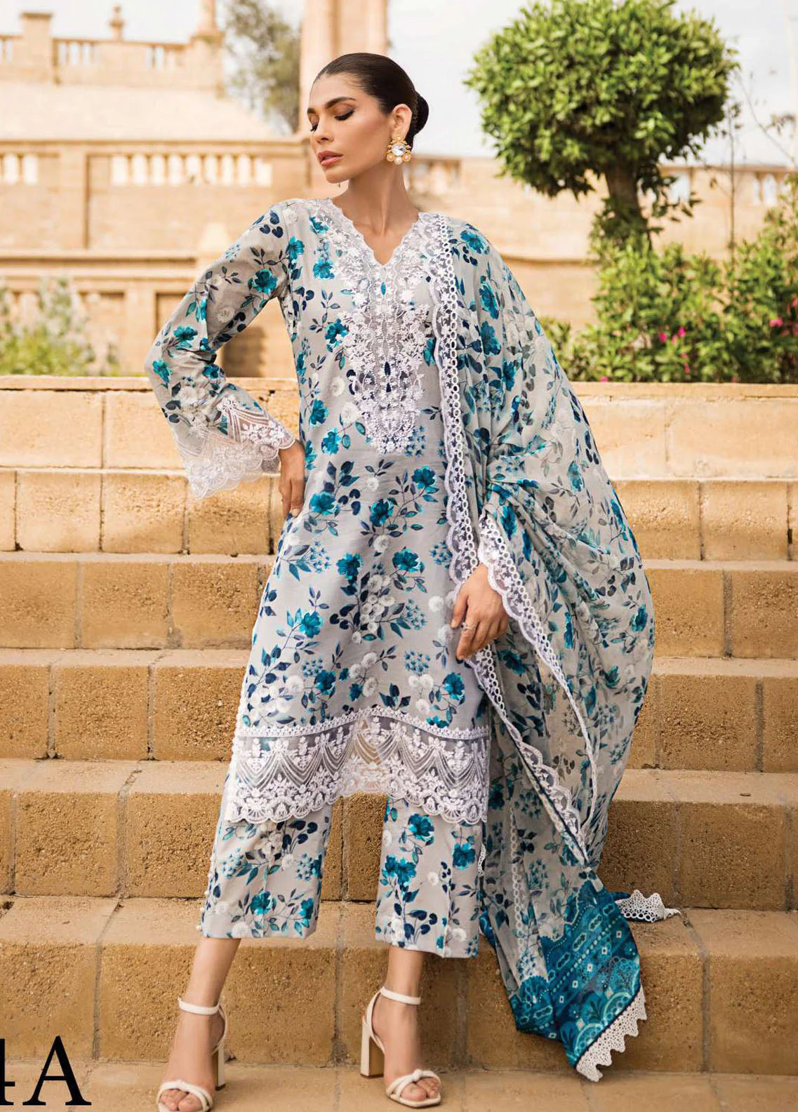 ZAINAB CHOTTANI KHADDAR 3PC WITH KHADDAR PRINTED SHIRT & TROUSER-916