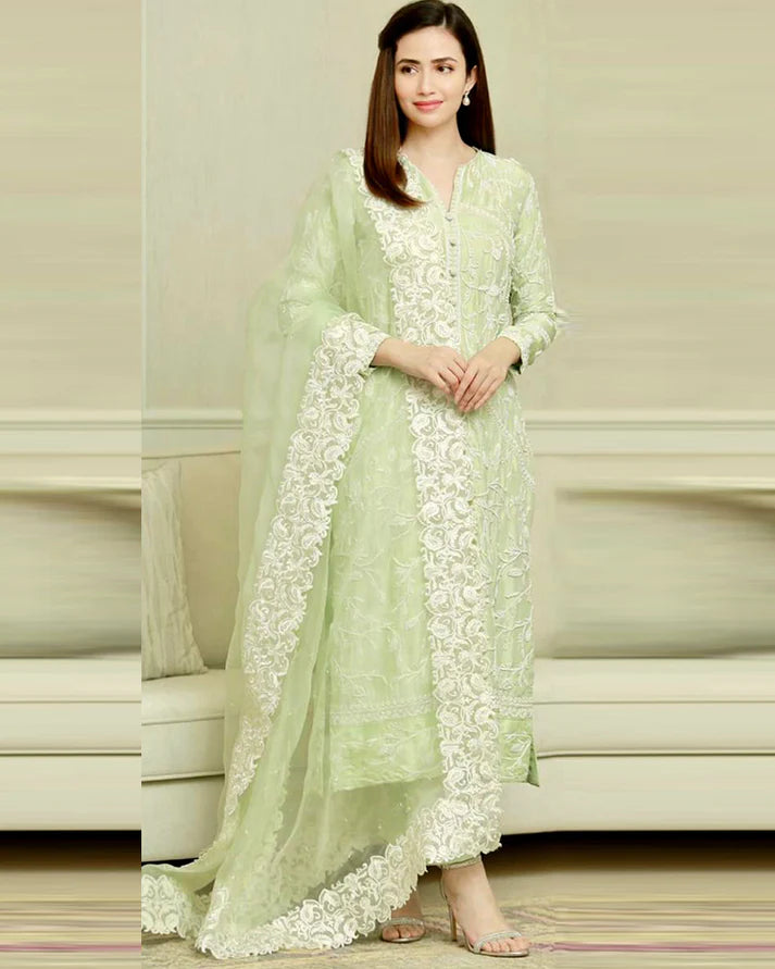 Linen 3PC Embroidered-840