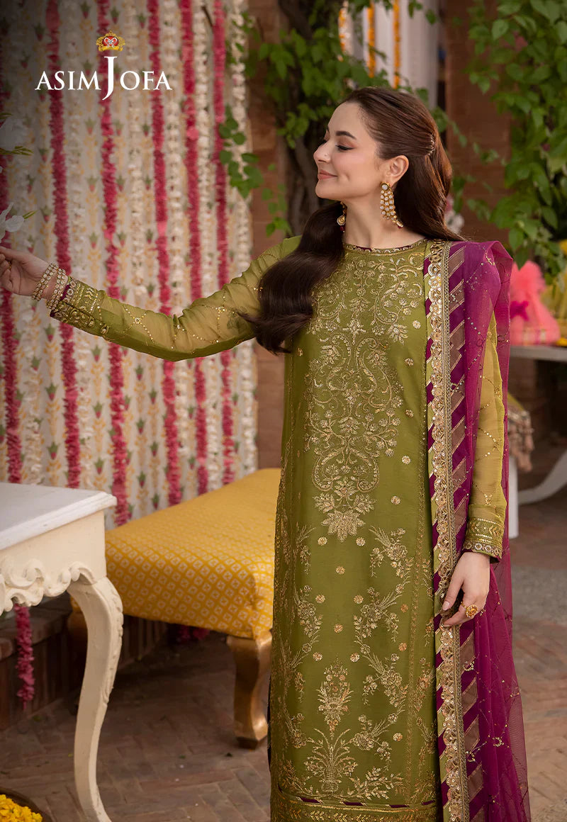 Lawn 3PC Embroidered With Chiffon Embroidered Dupatta-1032