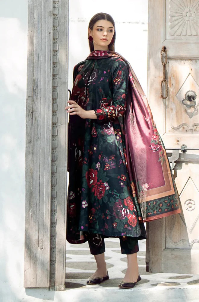 Lawn 3PC Printed Shirt With Voile Printed Dupatta-783