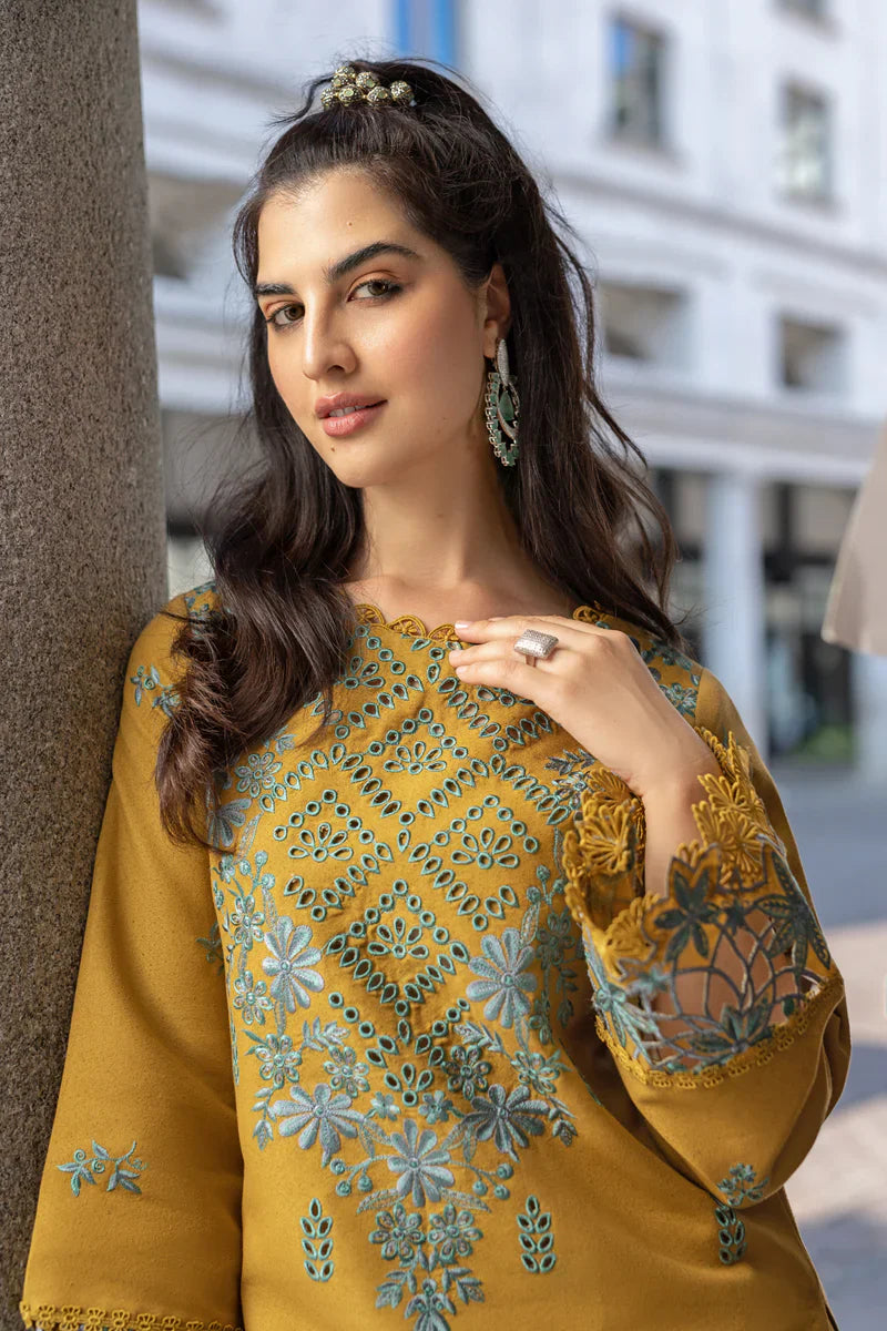 Lawn-3PC Embroidered Shirt with Digital Printed Jacquard Dupatta-1105