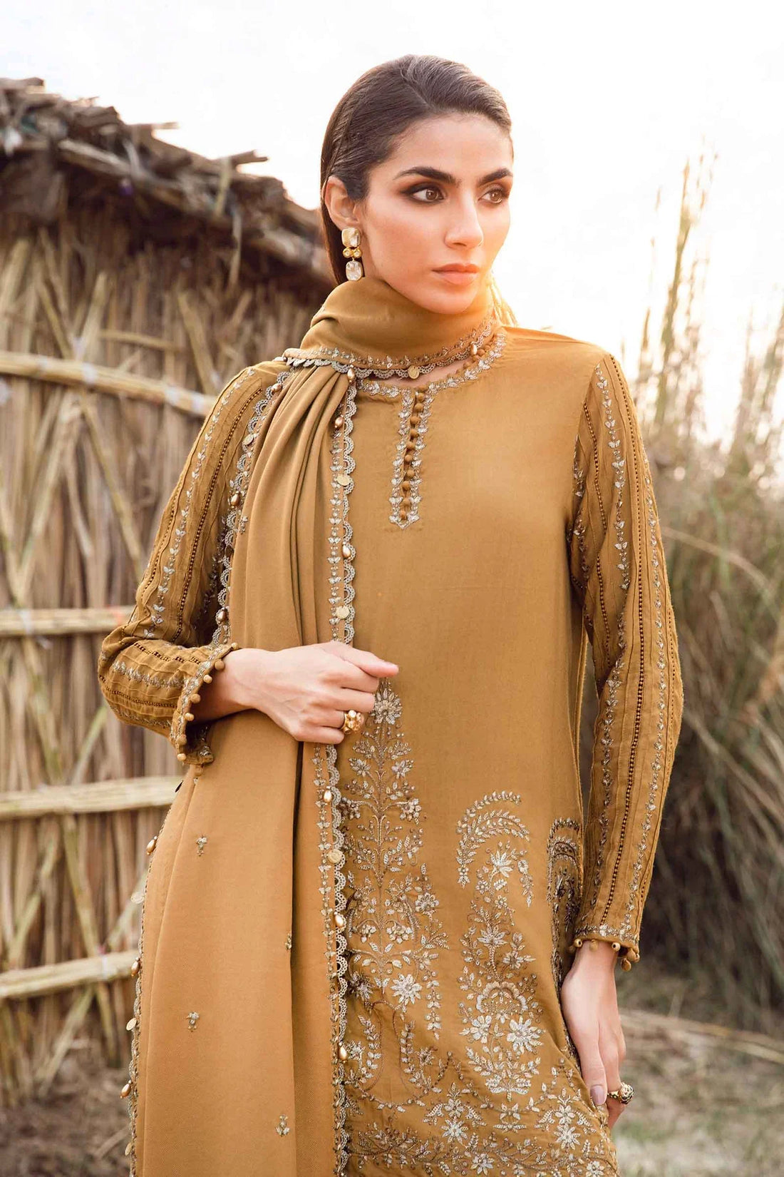 LAWN 3PC EMBROIDERED WITH EMBROIDERED DUPATTA-1076