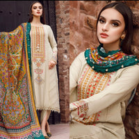 Lawn-3PC Embroidered With Digital Printed Dupatta-1145