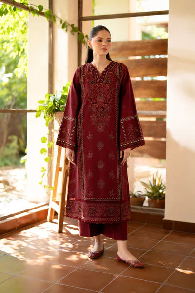 Lawn-3PC Embroidered With Digital Printed Dupatta-1010