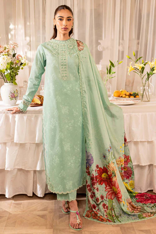 Sapphire Studio Dhanak 3PC Embroidered With Digital Printed Dupatta-121