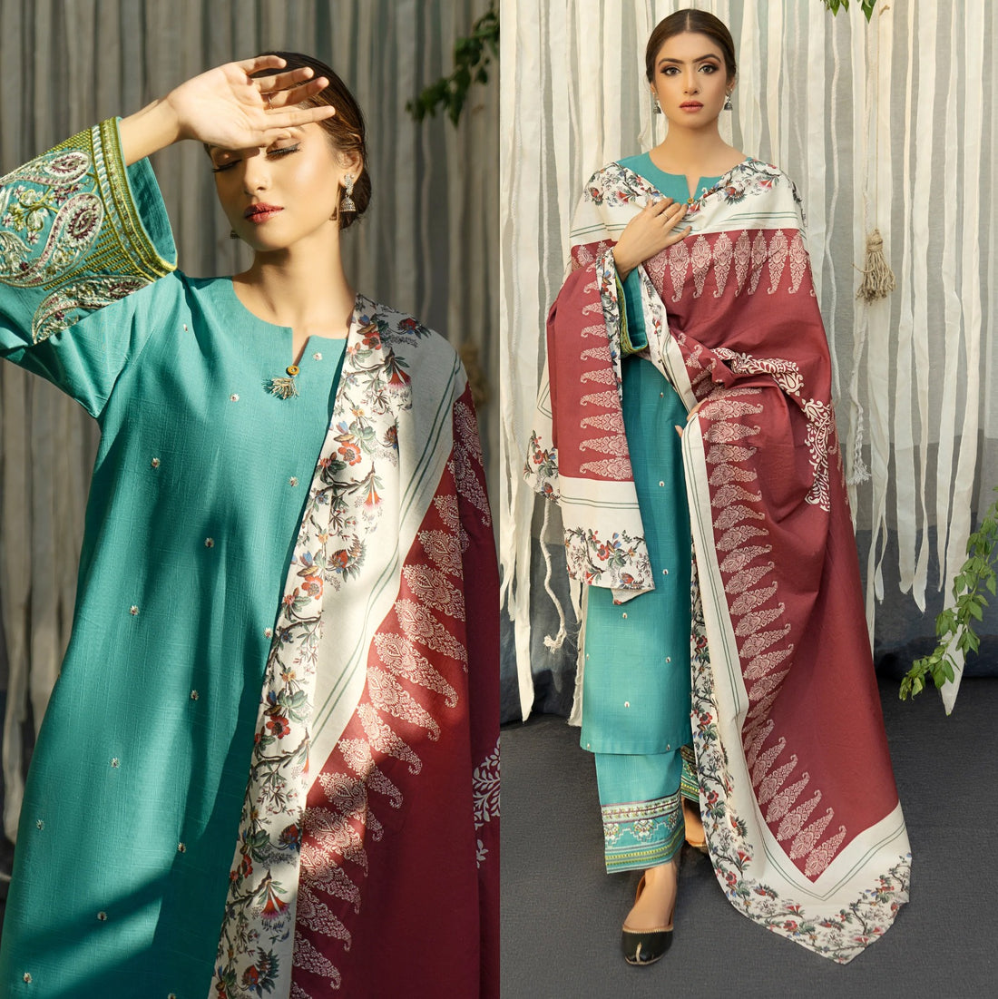 Lawn 3PC Embroidered-305