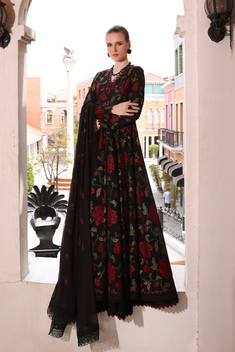 Lawn 3PC Embroidered With Chiffon Embroidered Dupatta-510