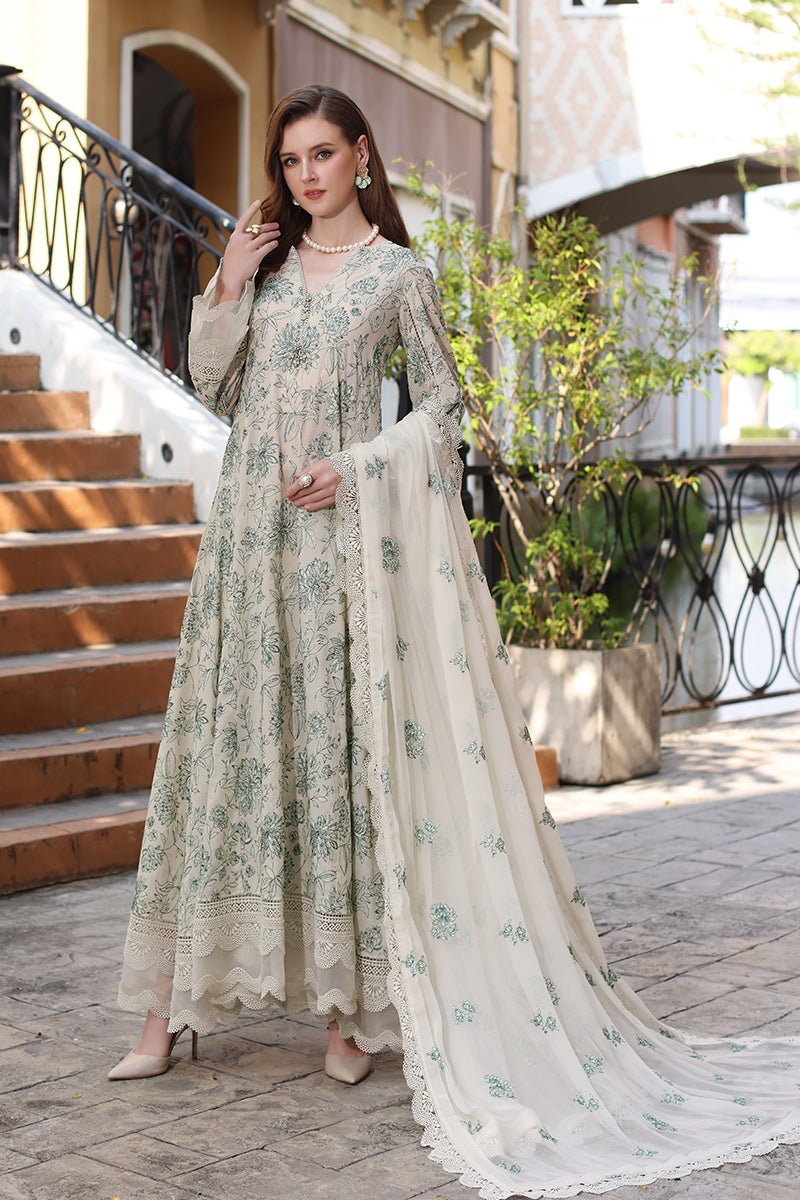 Lawn 3PC Embroidered With Chiffon Embroidered Dupatta-470